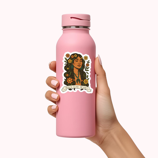 Peace, Love, Hózhó Sticker