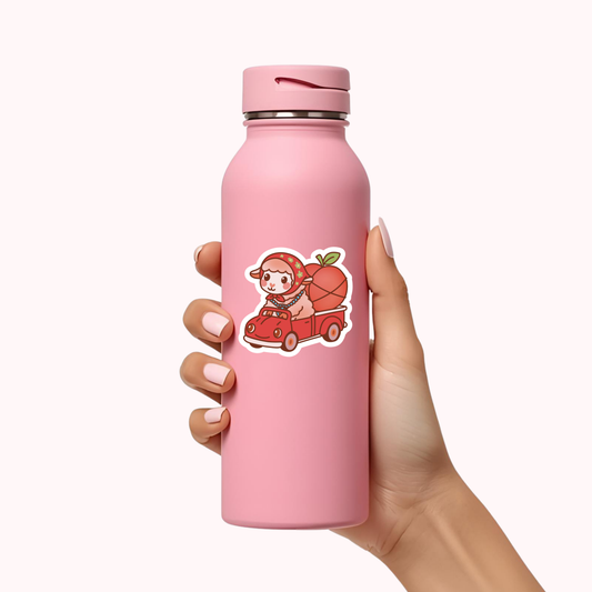 Little Lou’s Peach Run Sticker