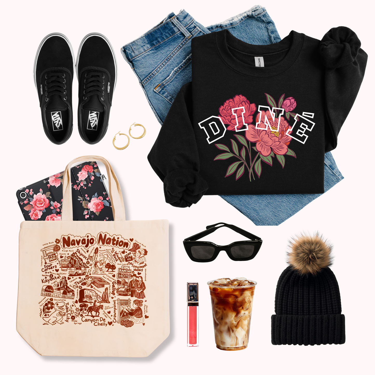 Diné Blossom Crewneck