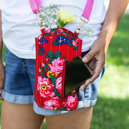 Cutie Cross Body- Masani Red
