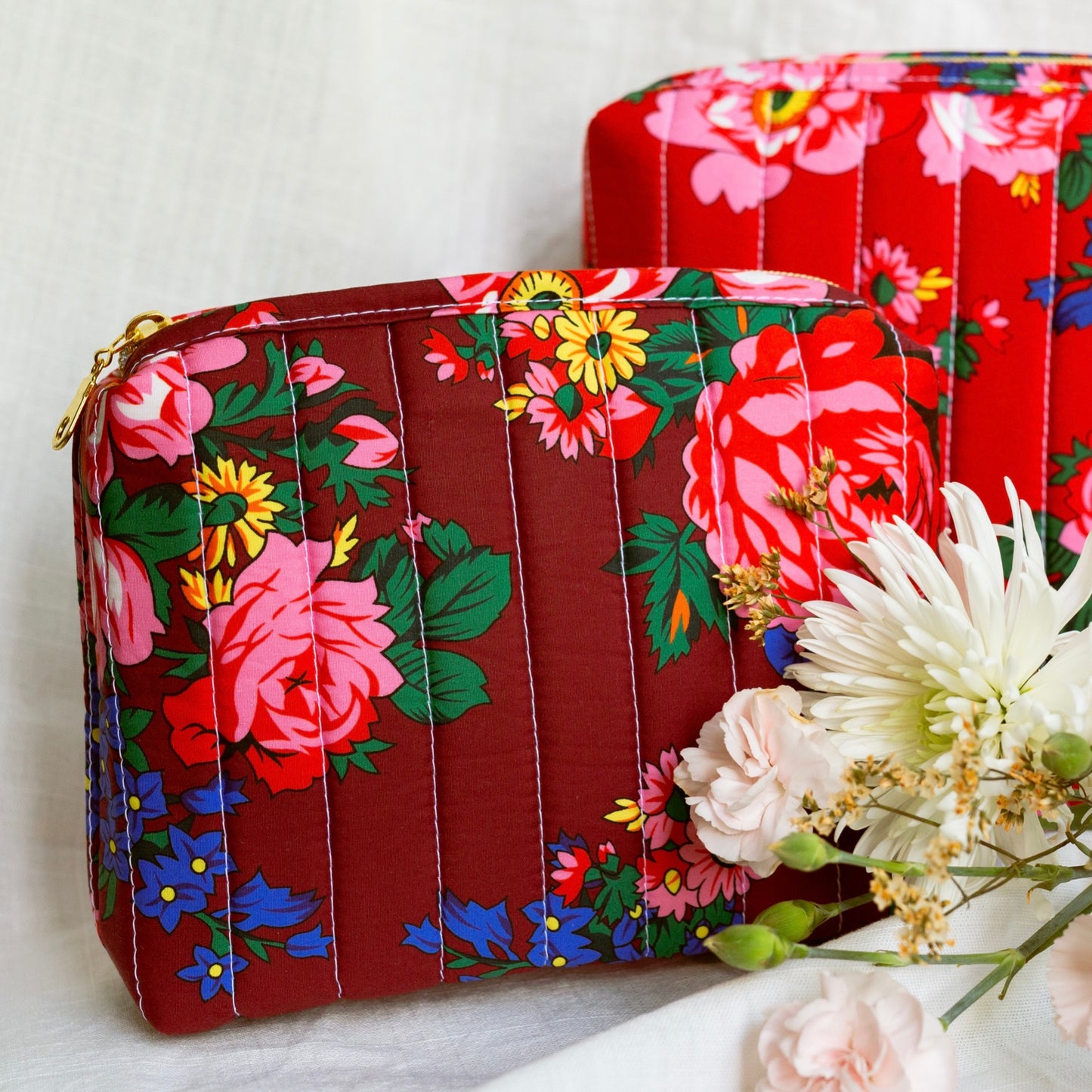 Mini Quilty Makeup Bag