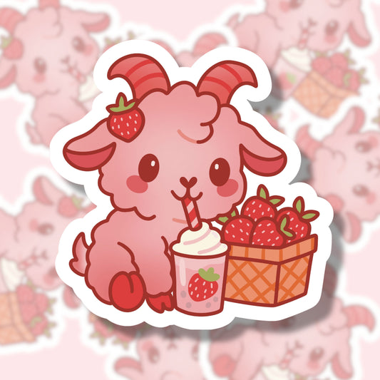 Strawbaby Sticker