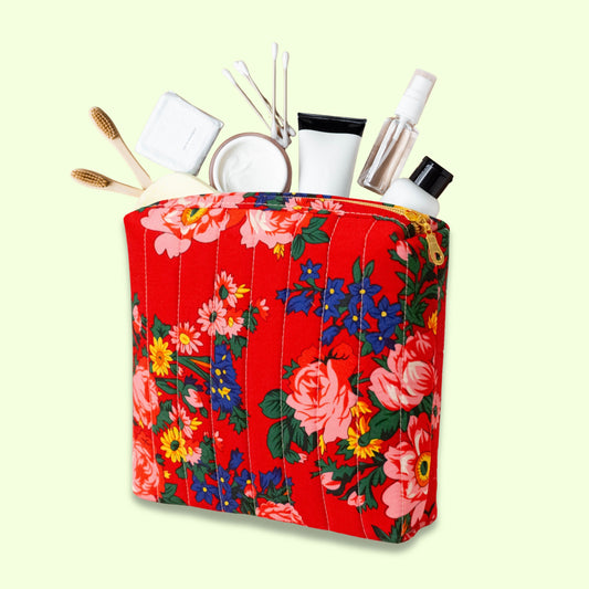 The Cozy Quilty Makeup Bag