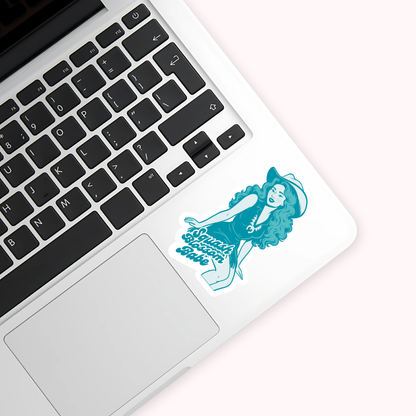 Squash Blossom Babe Sticker