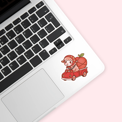 Little Lou’s Peach Run Sticker