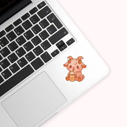 Peach Fuzz Sticker
