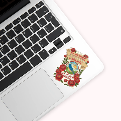 Bluebird Darling Sticker